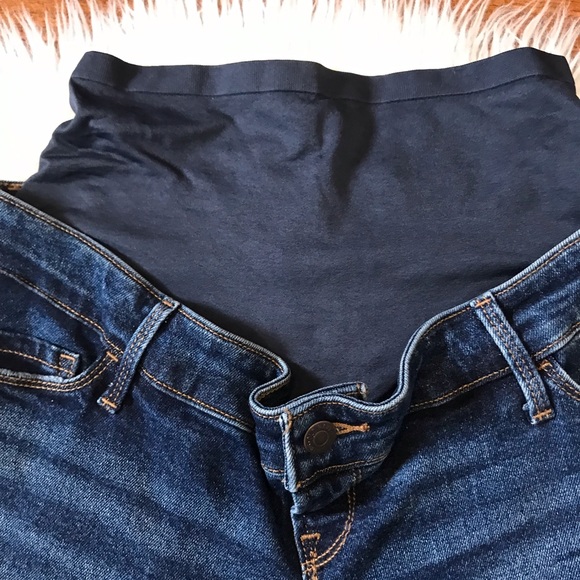 🌿 Maternity Full-Panel Boot-Cut Jeans - Picture 6 of 9